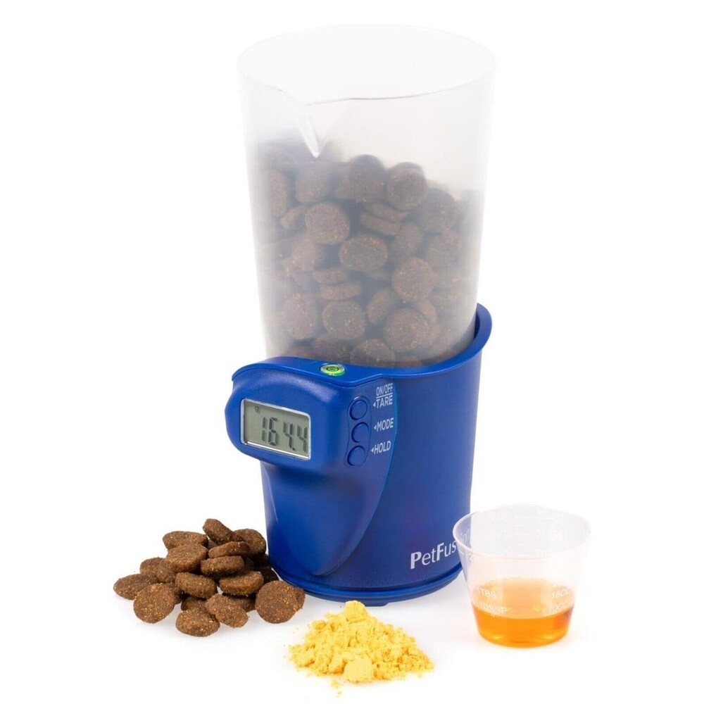 PetFusion Digital Food Scale & Scoop for Dry Dog Food & Cat Food (1, 2 Cup).